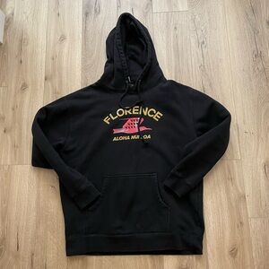Florence marine X Hawaiian heavyweight hoodie men’s L fleece surfing
